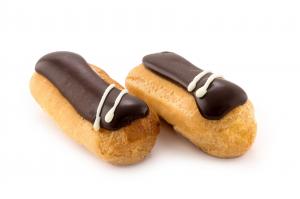 mini éclair dark chocolate